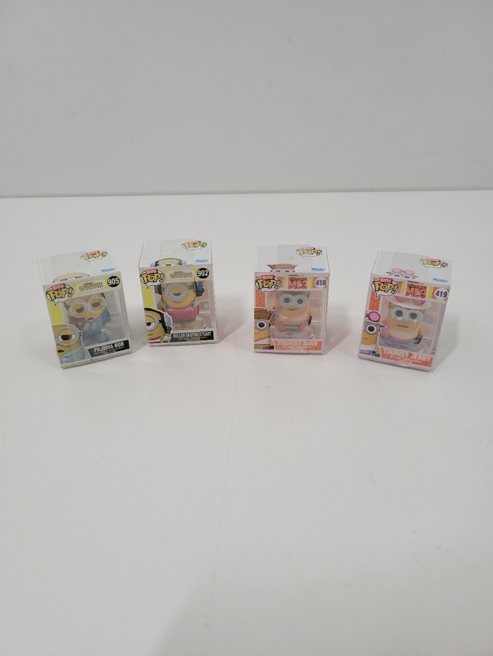 Funko Bitty Pop  Minions Despicable Me 3 1.5" Figures Set Of 4